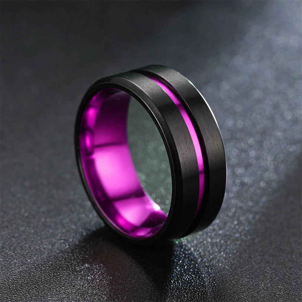 Midnight Blossom Ring