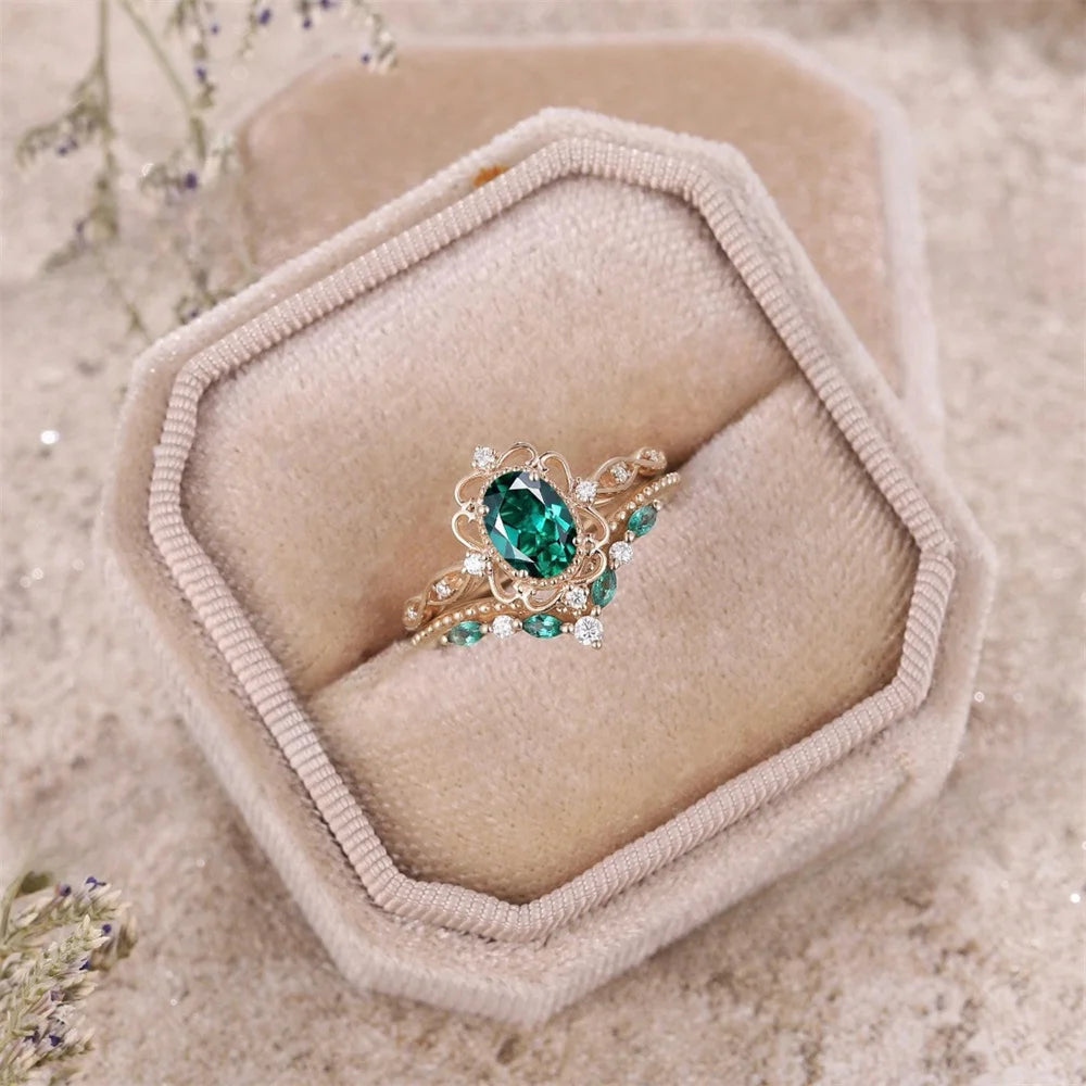 Green Goddess Ring